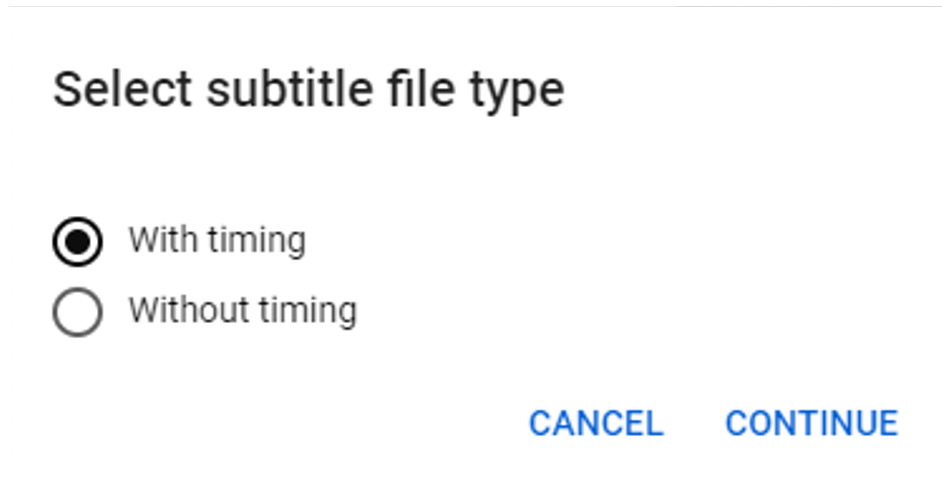 youtube srt file download